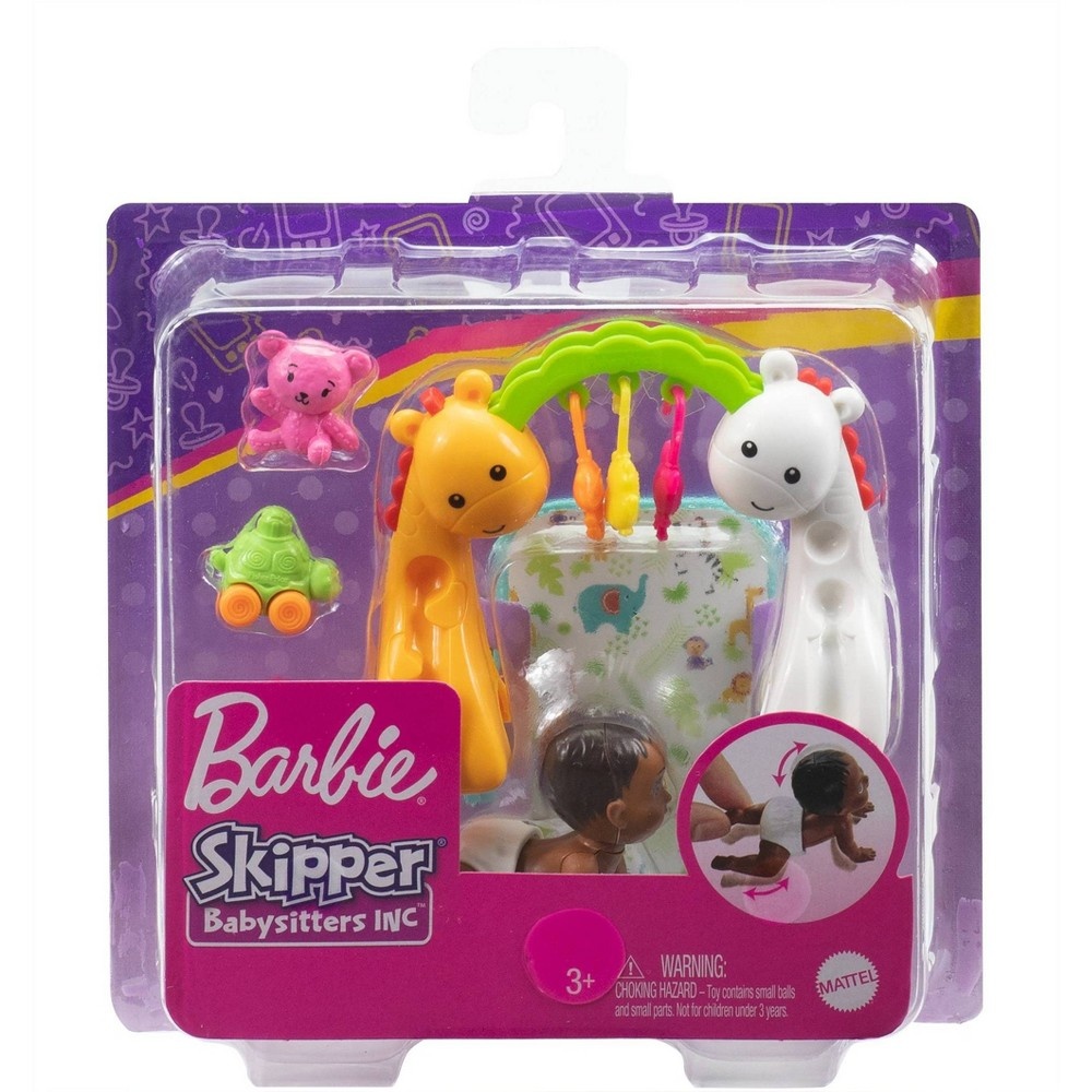 slide 3 of 6, ​Barbie Skipper Babysitters Inc. Crawling and Playtime Playset, 1 ct