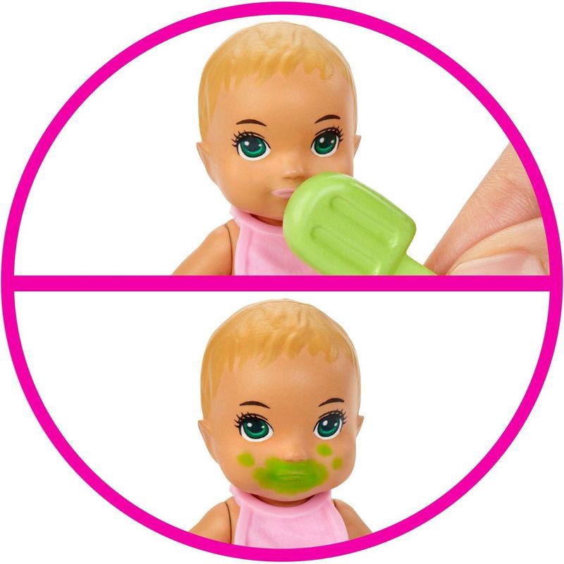 slide 2 of 6, Barbie Skipper Babysitters Inc. Feeding and Bath-Time Playset, 1 ct