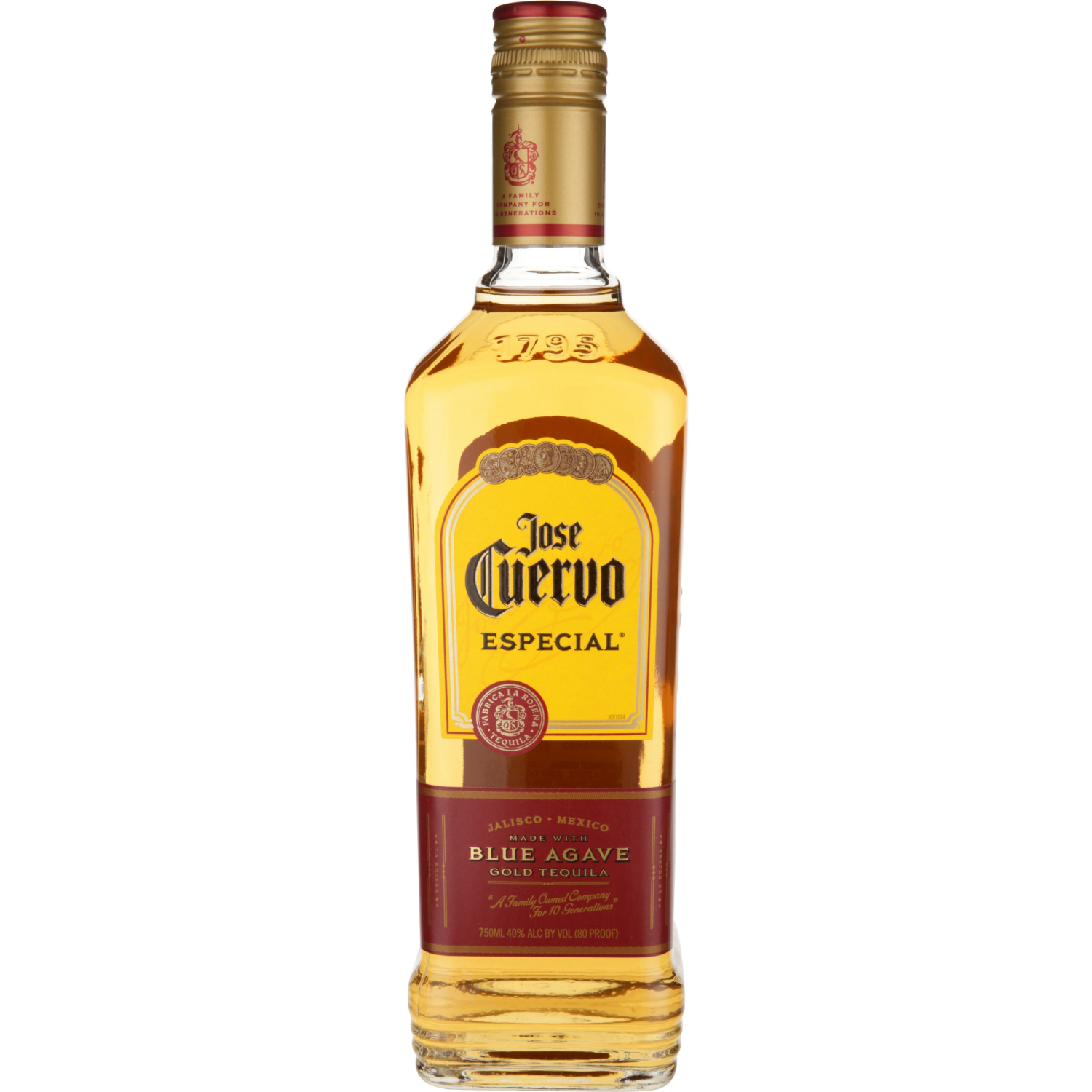 slide 1 of 4, Jose Cuervo Gold Tequila, 750 ml