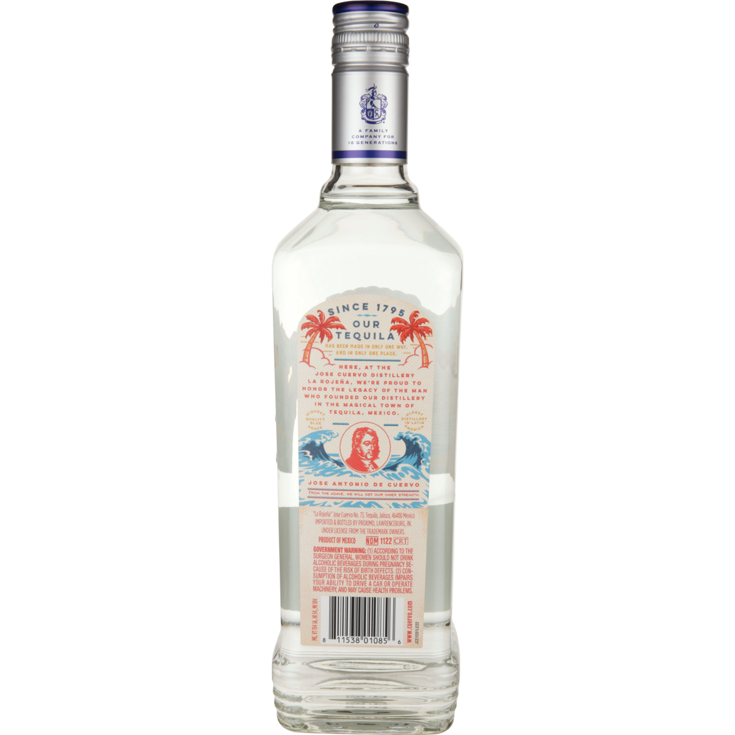 slide 2 of 4, Jose Cuervo Silver Blue Agave Tequila 750 ml, 750 ml