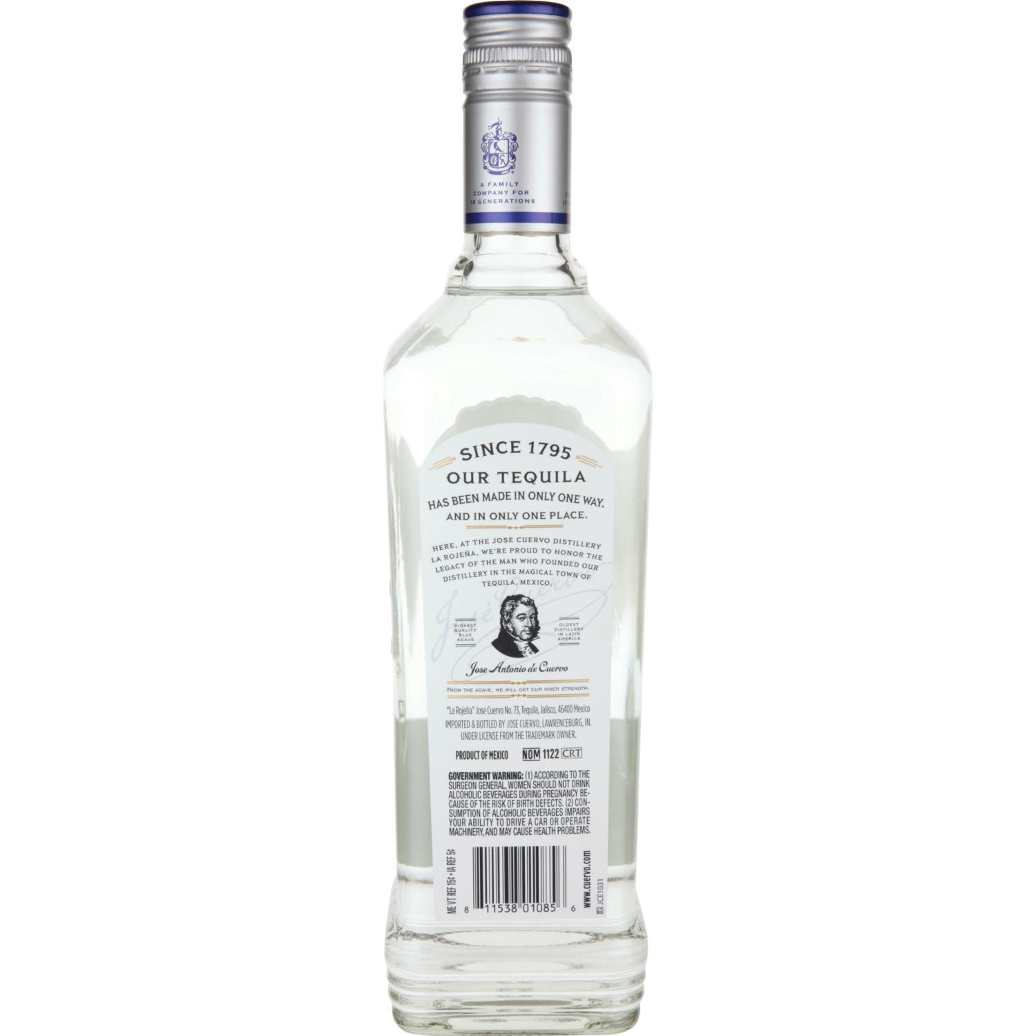 slide 3 of 4, Jose Cuervo Silver Blue Agave Tequila 750 ml, 750 ml