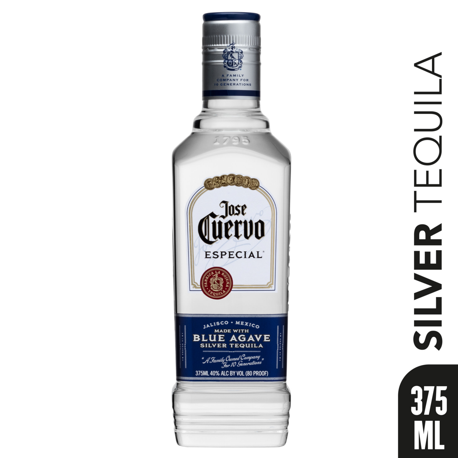 slide 1 of 5, Jose Cuervo Especial Silver Tequila 80 Proof (375 ml), 375 ml