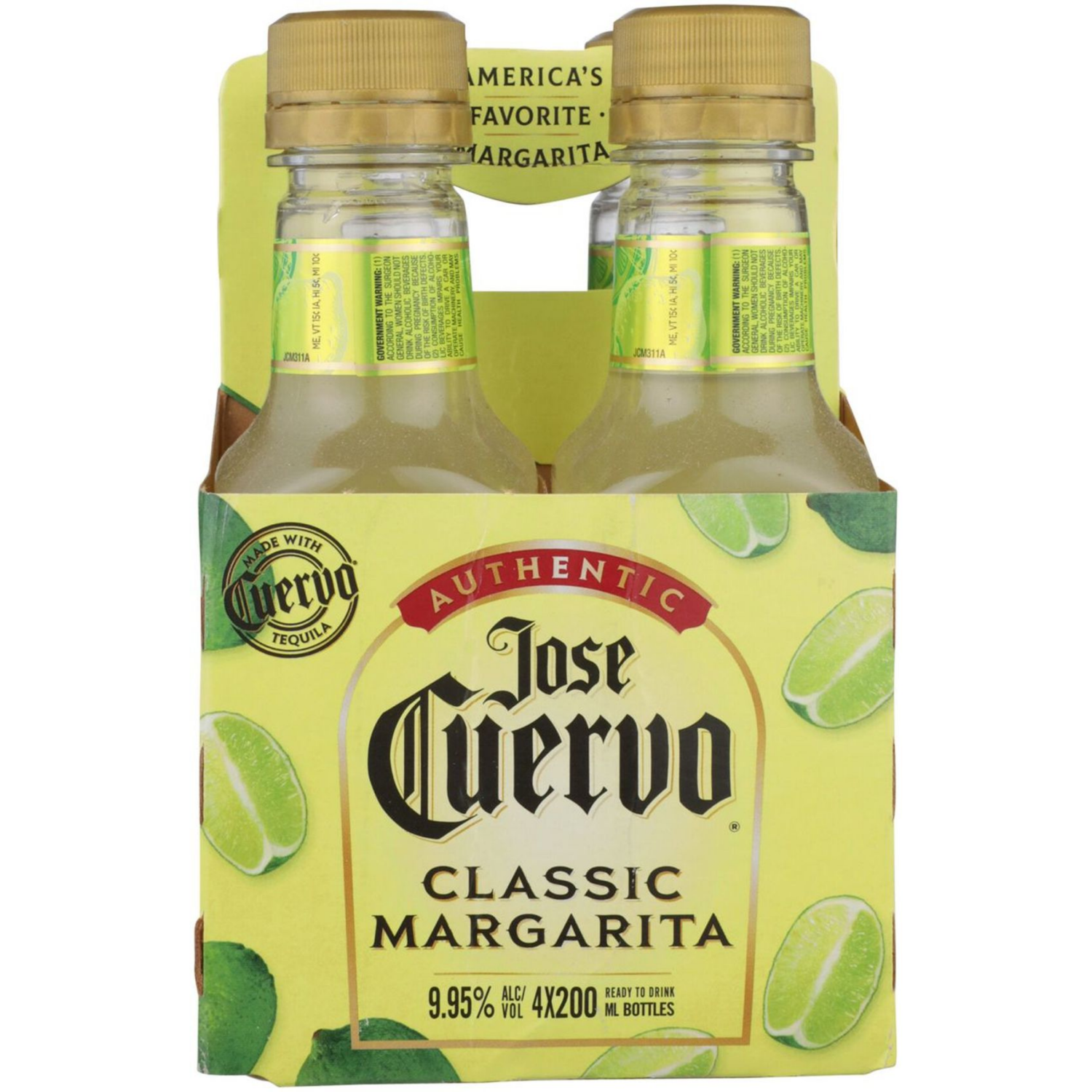 slide 2 of 4, Jose Cuervo Margarita 4 ea, 4 ct; 200 ml