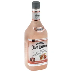 Jose Cuervo Authentic Margarita White Peach Light Ready to Drink Cocktail (1.75 L)