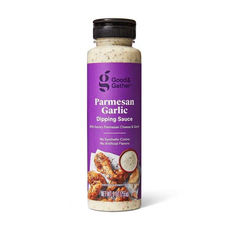 slide 1 of 3, Parmesan Garlic Dipping Sauce - 9oz - Good & Gather, 9 oz