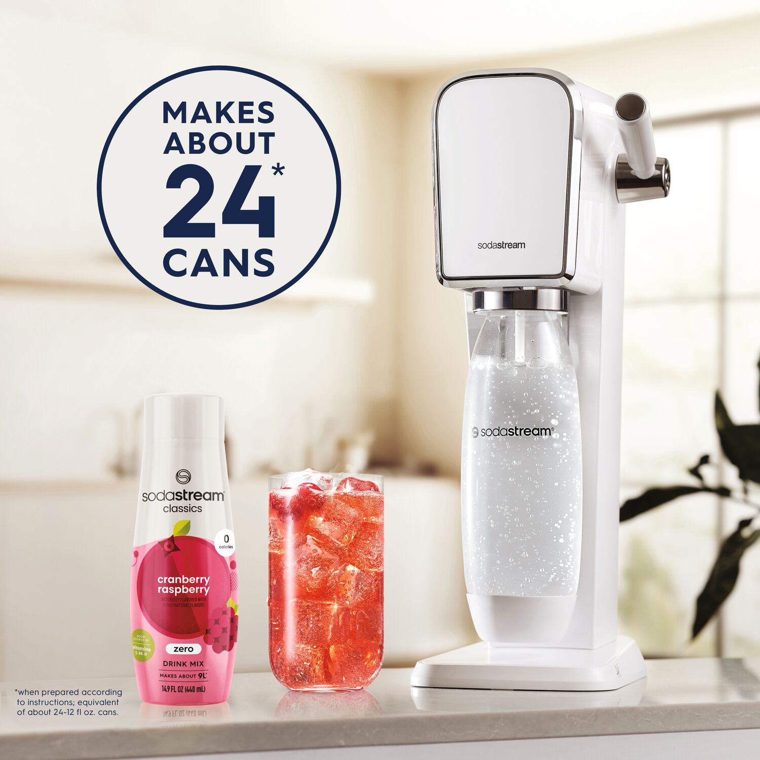 slide 2 of 4, SodaStream Cranberry/Raspberry Sodamix - 14.8 fl oz, 14.8 fl oz