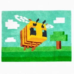 3'4"x4'6" Minecraft Bee Accent Rug