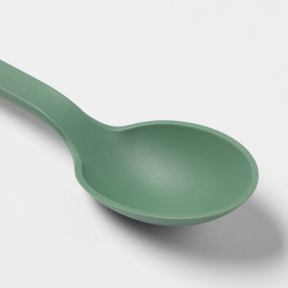 slide 3 of 3, Nylon Solid Kitchen Spoon Green - Room Essentials, 1 ct