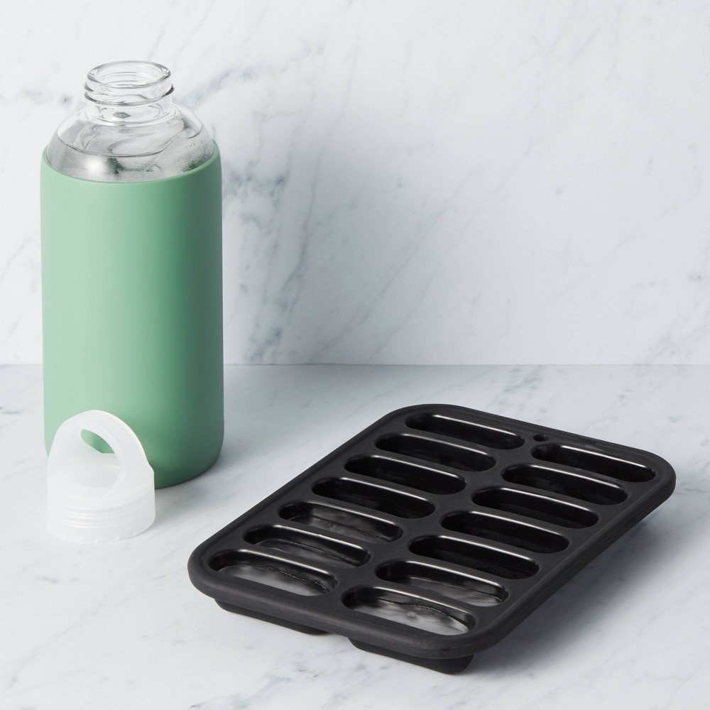 slide 2 of 3, Silicone Ice Cube Tray Black - Room Essentials, 1 ct