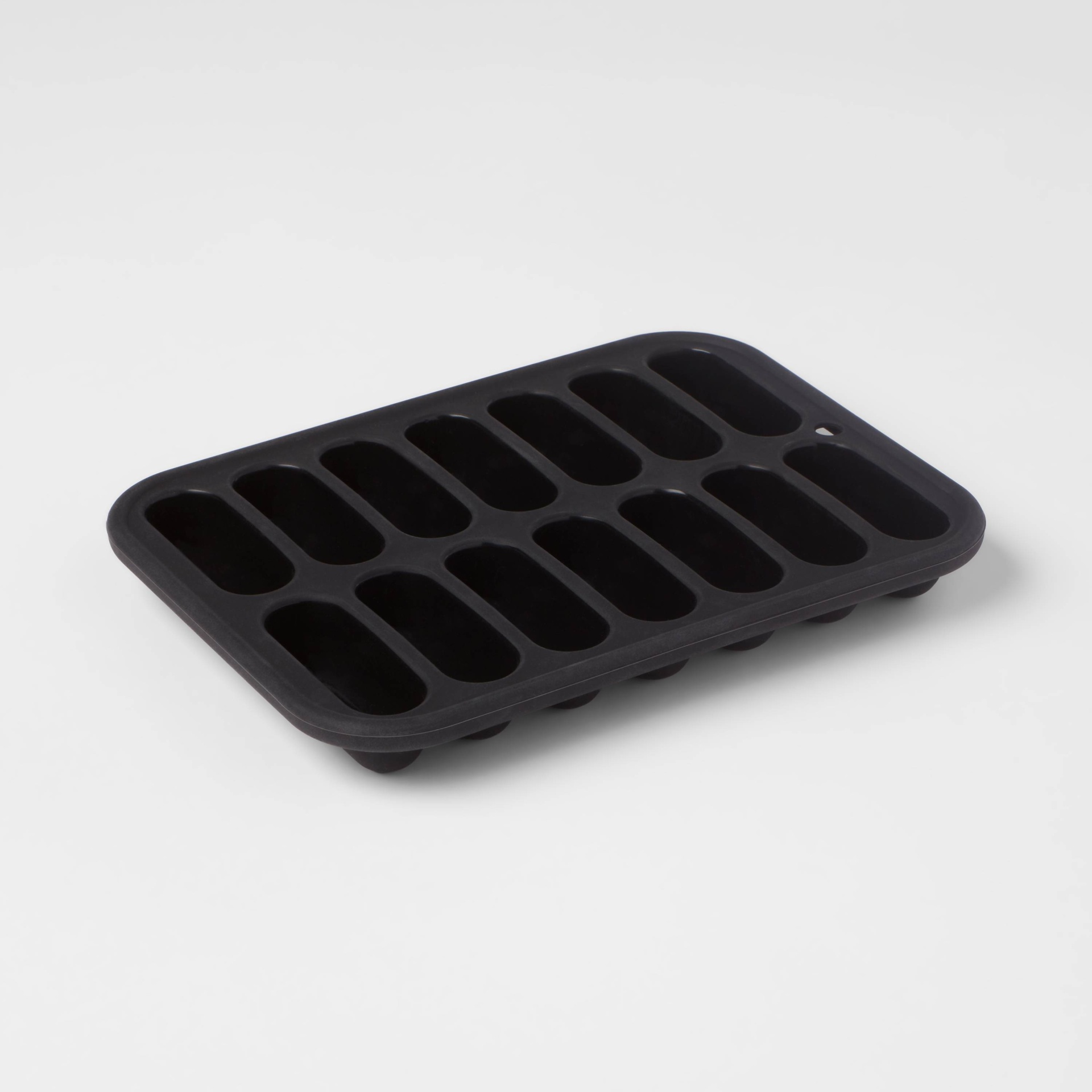 slide 1 of 3, Silicone Ice Cube Tray Black - Room Essentials, 1 ct