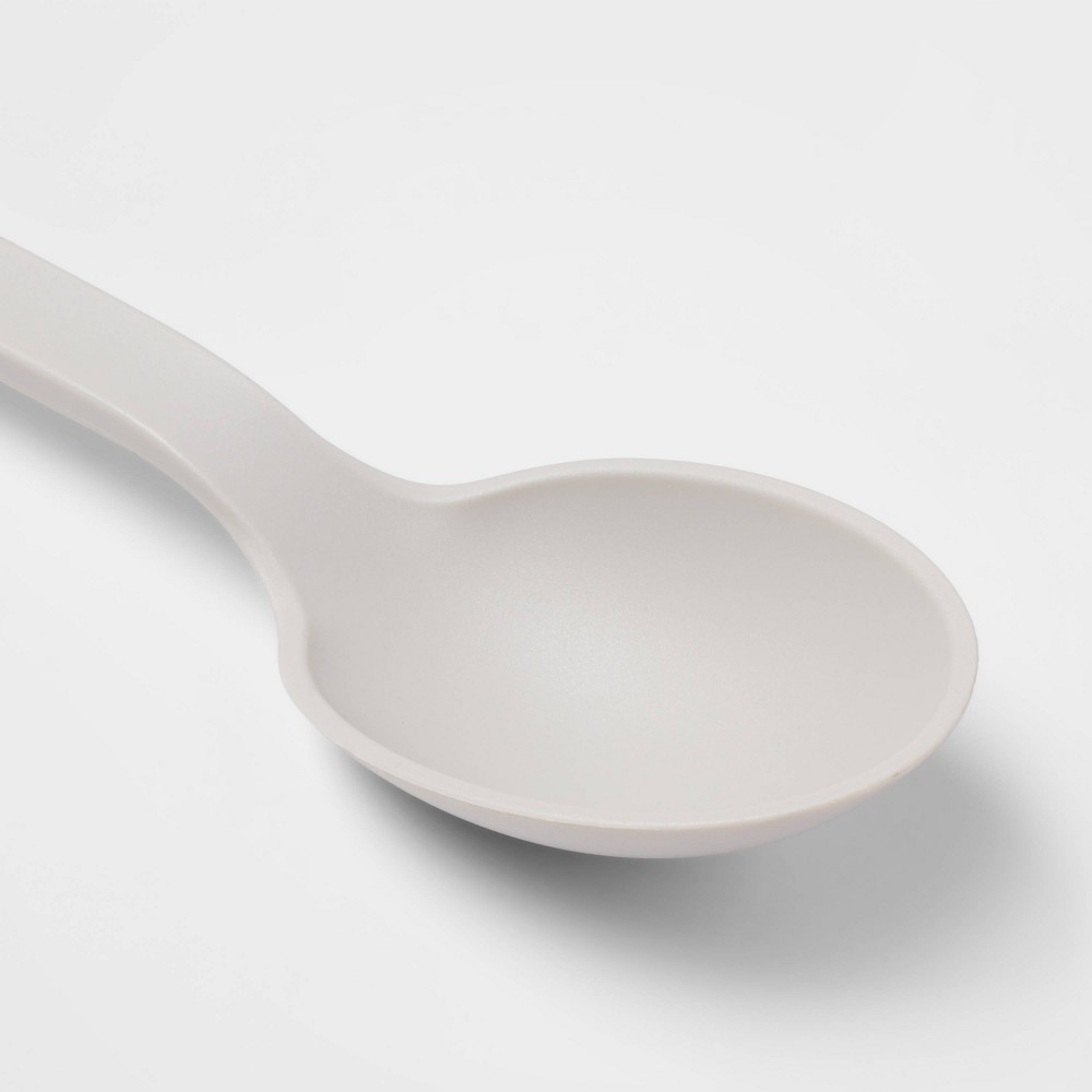 slide 3 of 3, Nylon Solid Kitchen Spoon Gray - Room Essentials, 1 ct