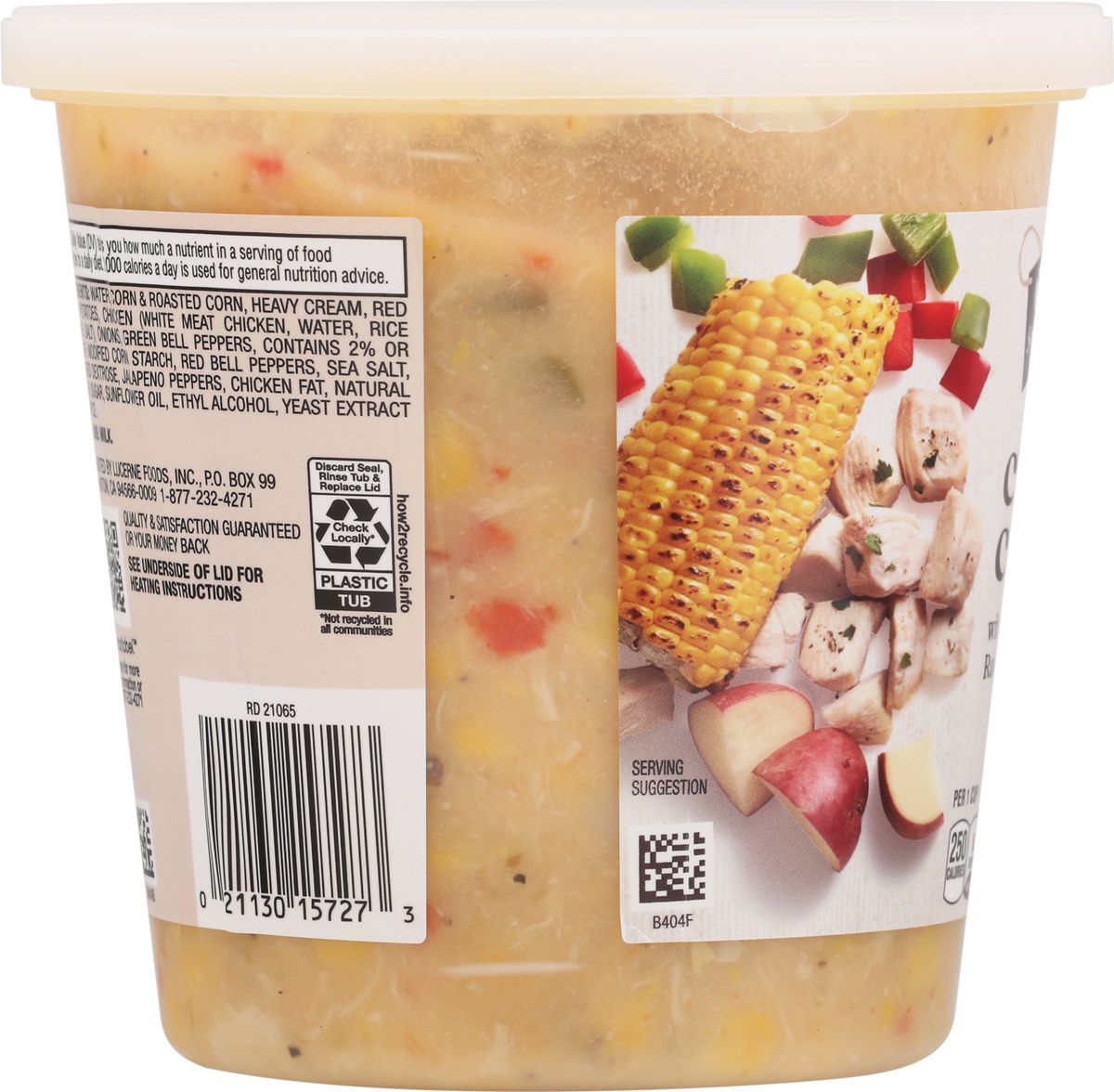 slide 7 of 9, Signature Cafe Rich & Creamy Chicken Corn Chowder With White Meat Chicken, 