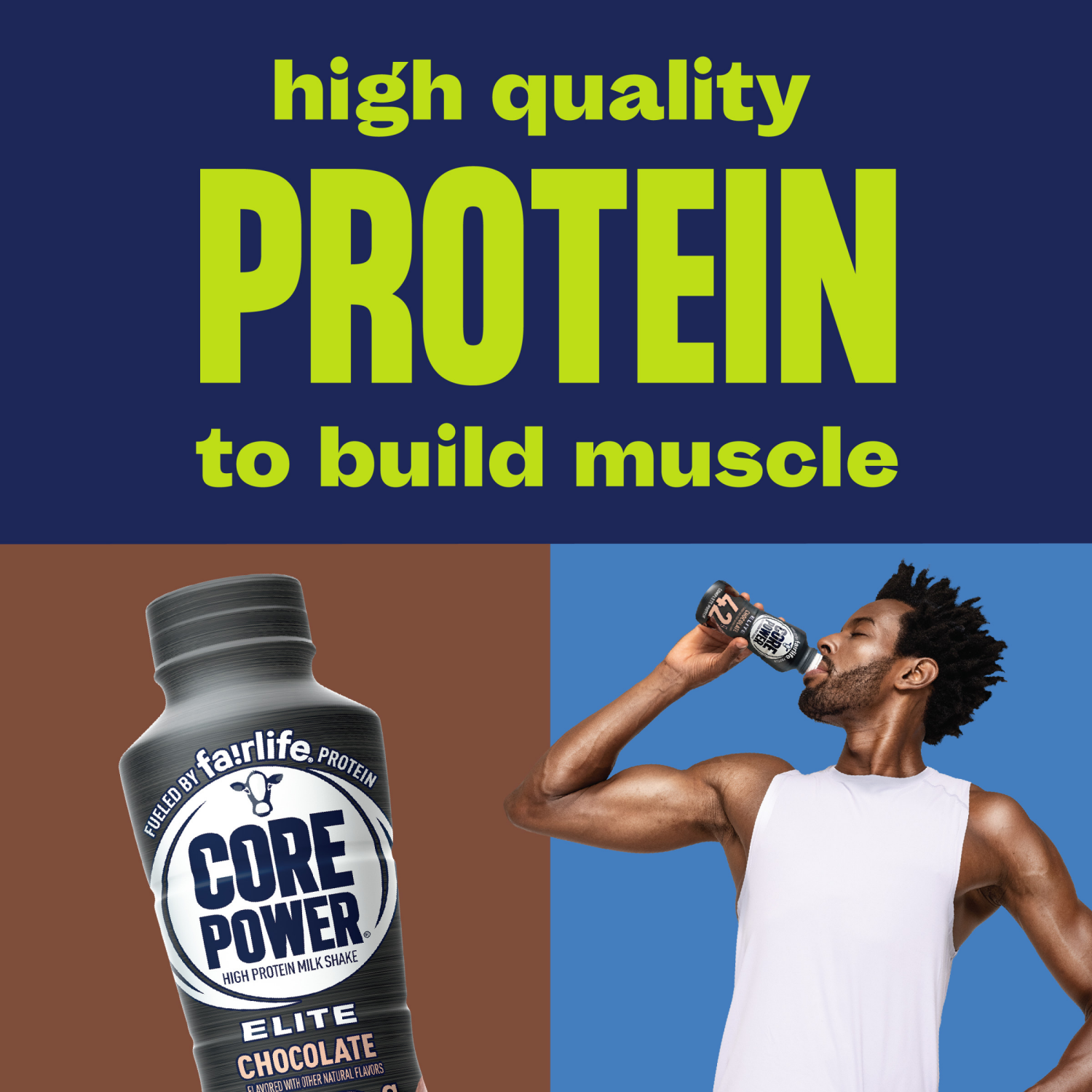 slide 8 of 8, Core Power Elite High Protein Chocolate Milk Shake 14 fl oz, 14 fl oz