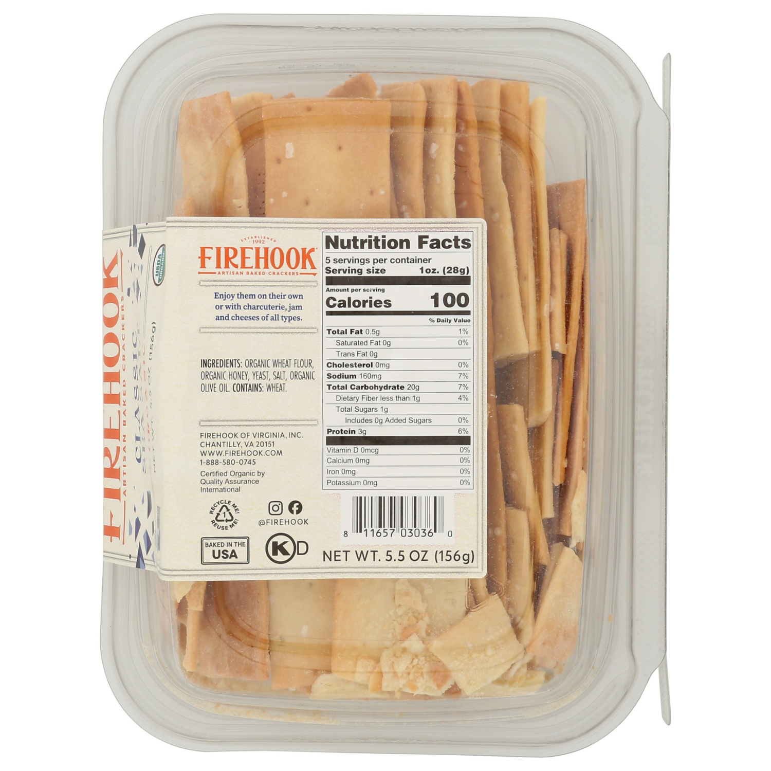 slide 2 of 2, Fh Seasalt Cracker, 5.5 oz