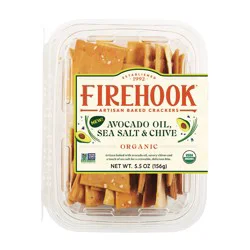 FIREHOOK AVOCADO OIL SEA SALT & CHIVE CRACKER