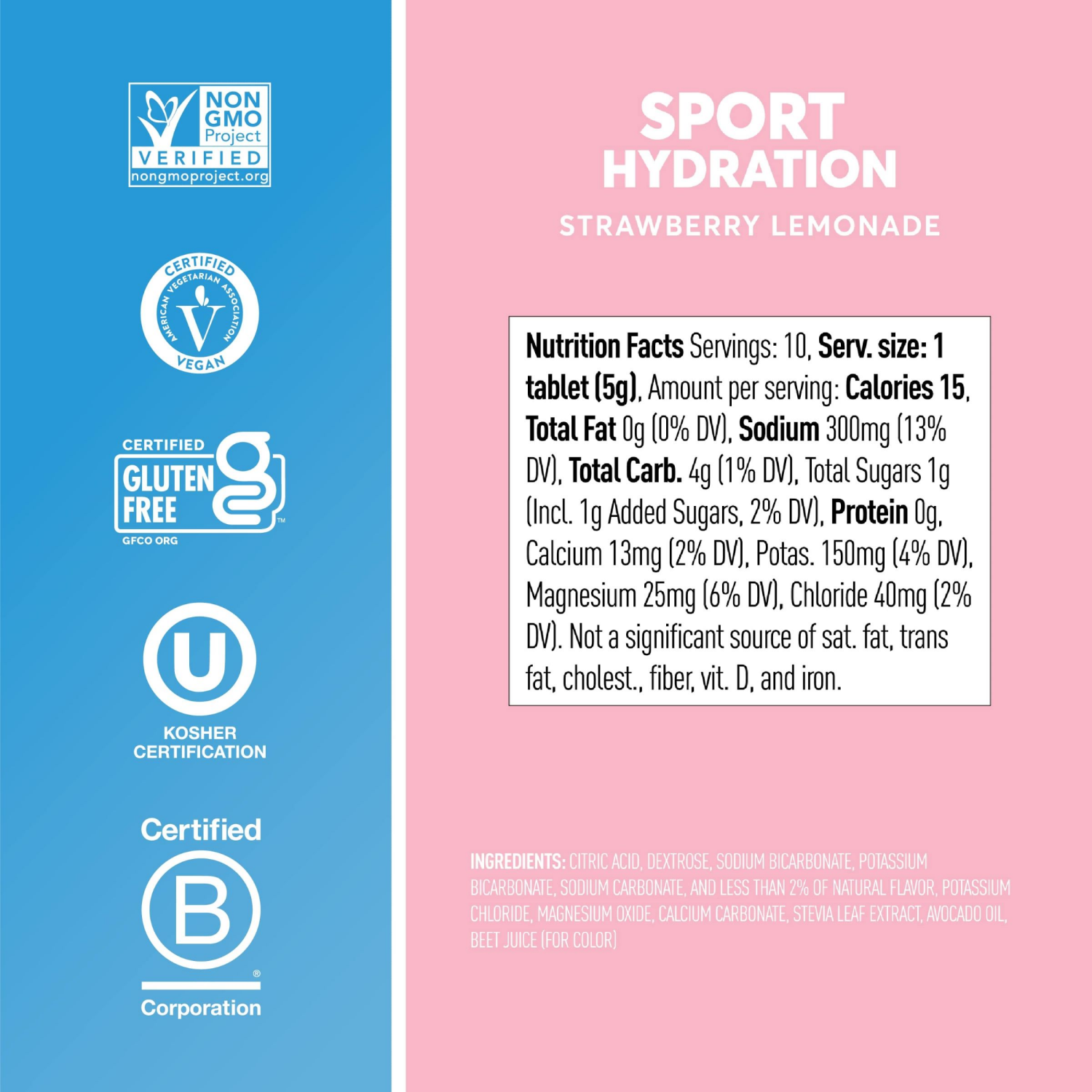 slide 2 of 6, nuun Hydration Sport Drink Dissolving Tablets - Strawberry Lemonade - 30ct, 30 ct