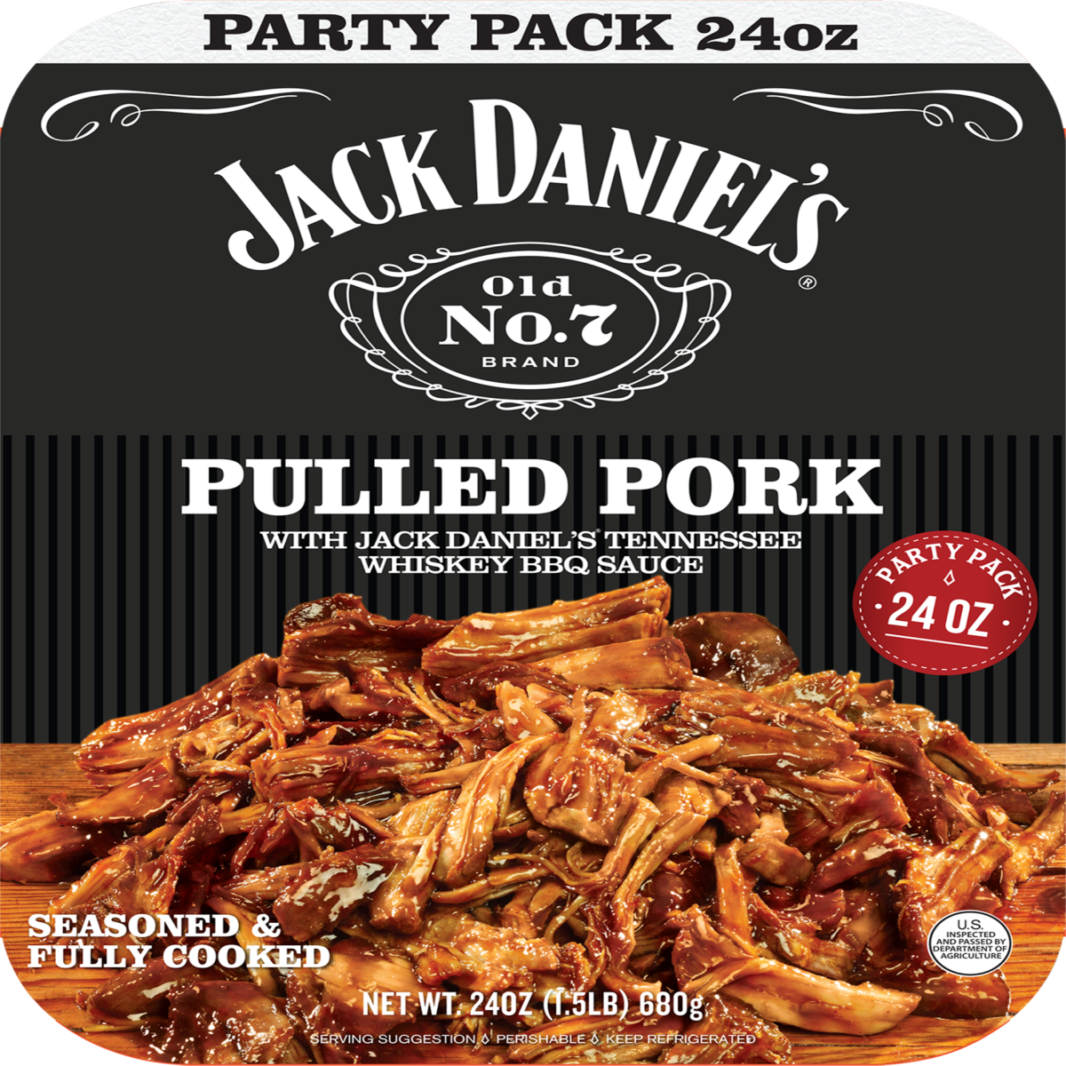 slide 1 of 5, JACK DANIELS Jack Daniel's Pulled Pork 24 oz., 24 oz