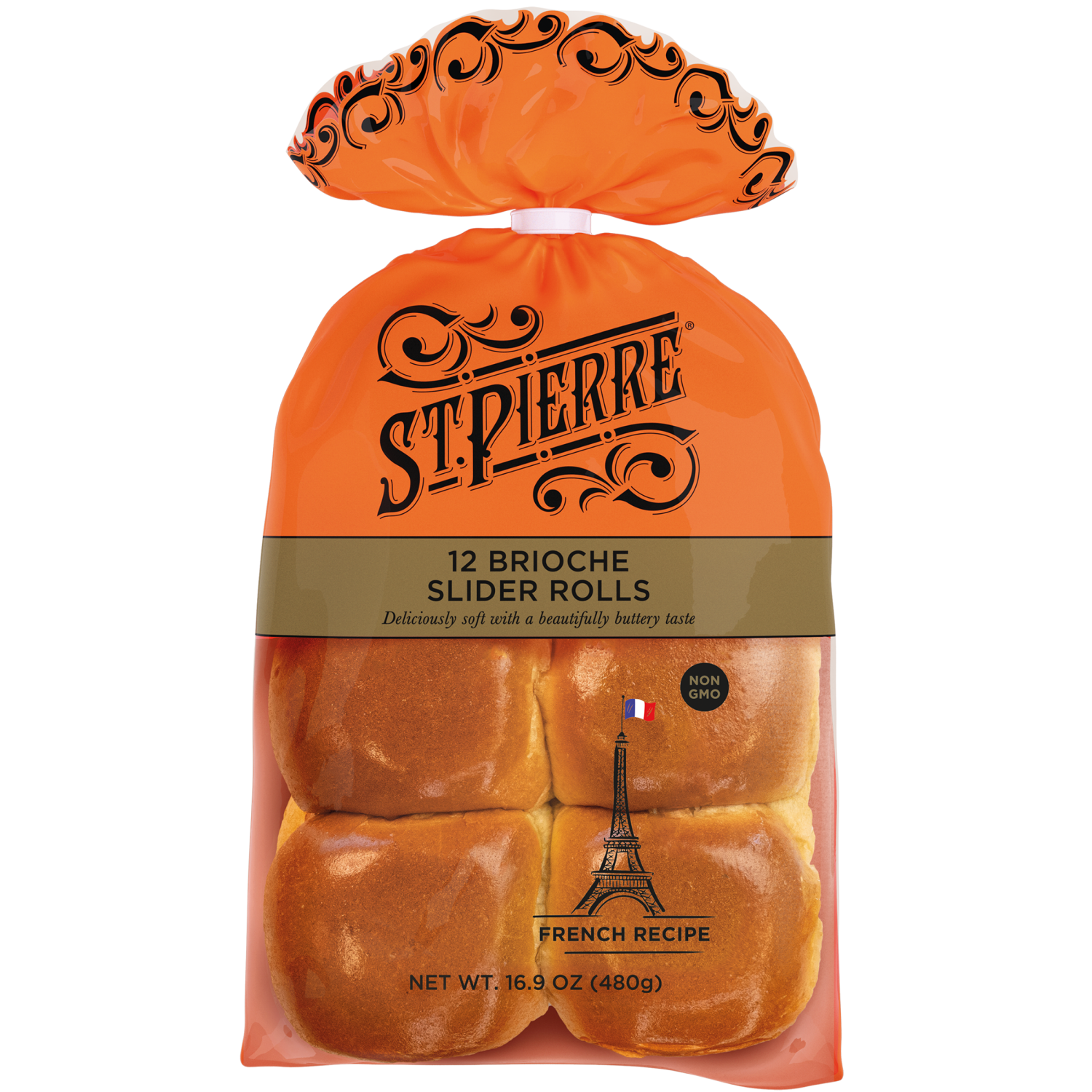 slide 1 of 6, ST PIERRE St. Pierre Brioche Sliders 12 Ct., 16.9 Oz., 12 ct; 16.9 oz