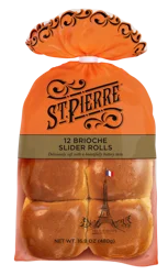 St Pierre 12 Brioche Slider Rolls