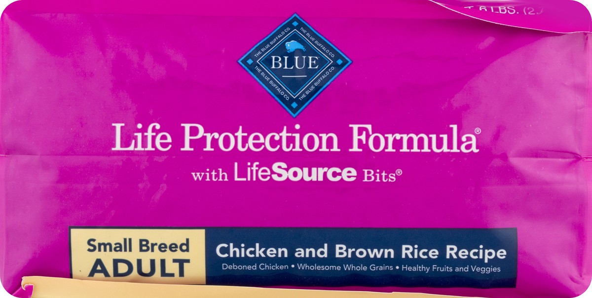 slide 6 of 9, Blue Buffalo Blue Life Protection Formula Small Breed Adult Chicken and Brown Rice Recipe Food For Dogs 6 lb, 6 lb