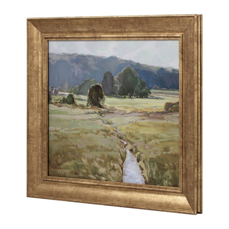 slide 3 of 5, Threshold designed w/Studio McGee 16" x 14" Summer Pasture Framed Wall Art Brass - Threshold™ designed with Studio McGee, 1 ct