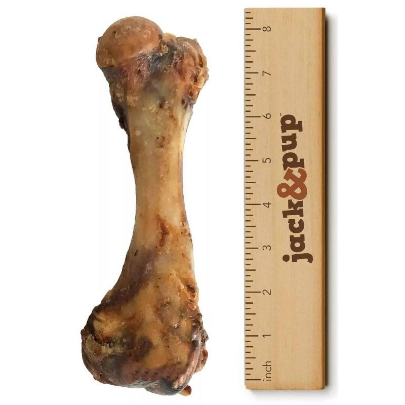 slide 4 of 5, Jack&Pup Smokehouse Ham Bone Pork Flavor Dog Treat - 8oz, 8 oz