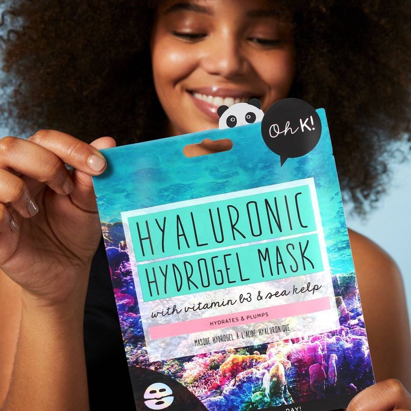 slide 6 of 6, Oh K! Hyaluronic Acid Hydrogel Face Mask - 0.88 fl oz, 0.88 fl oz