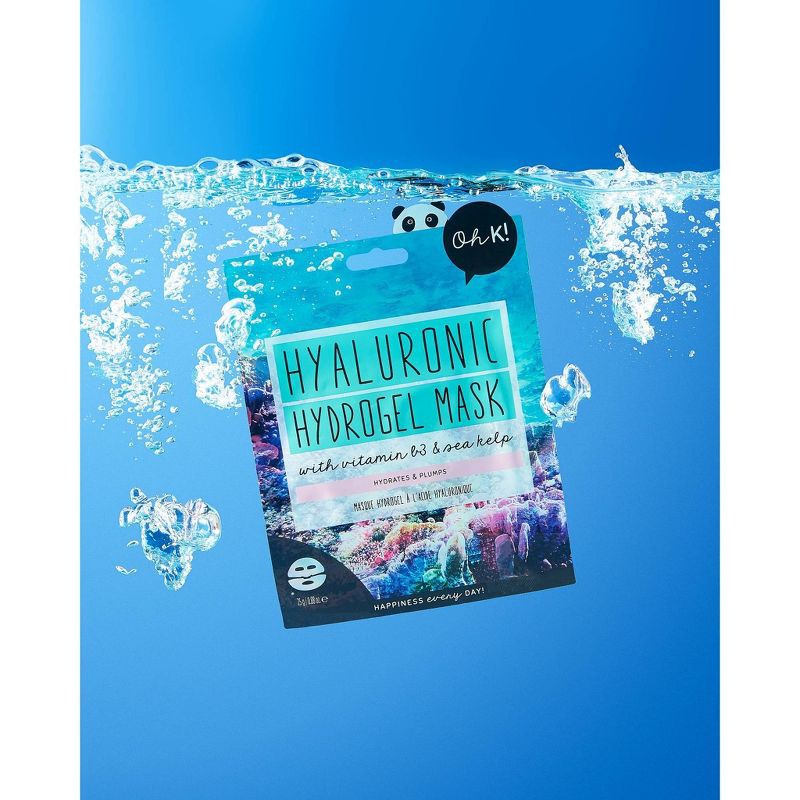slide 4 of 6, Oh K! Hyaluronic Acid Hydrogel Face Mask - 0.88 fl oz, 0.88 fl oz