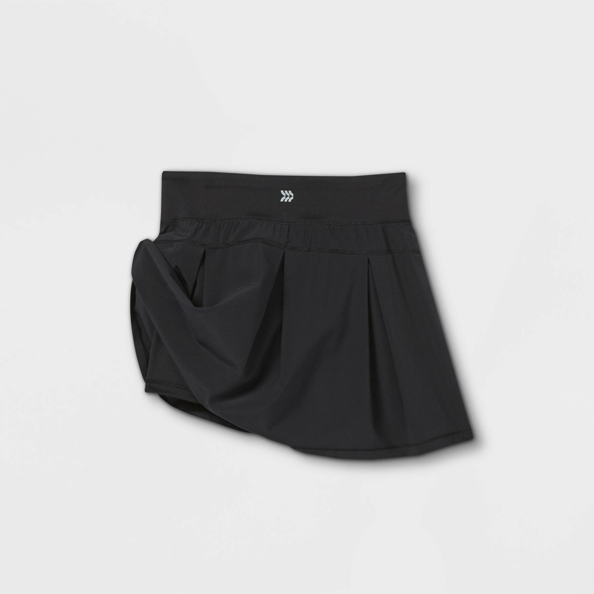 Girls' Stretch Woven Performance Skort - All in Motion Black S 1 ct | Shipt