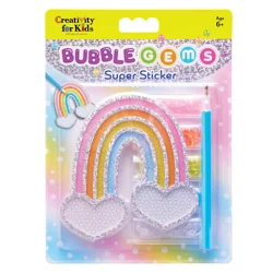 CREATIVITY FOR KIDS Bubble Gem Super Sticker Rainbow