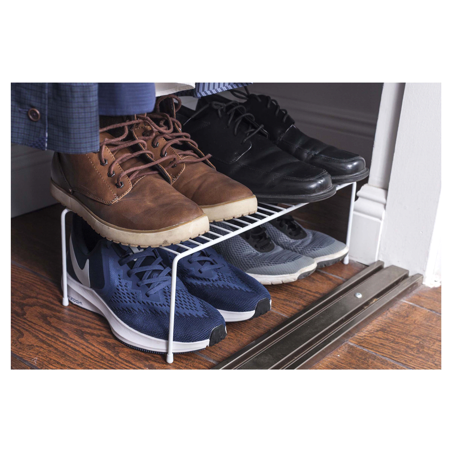 slide 4 of 5, Ready2Go Real Home Helper Shelf White Jumbo, 16 in x 8.38 in x 5.63 in