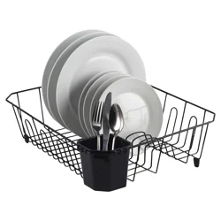 Real Home Innovations Real Home Large Dish Drainer-Black