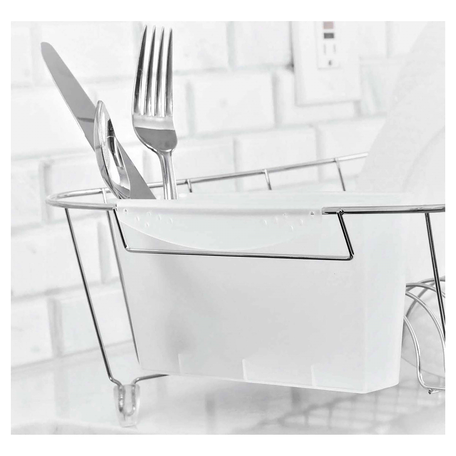 slide 3 of 4, Ready2Go Kitchen Care Large Dish Drainer - Chrome, LG