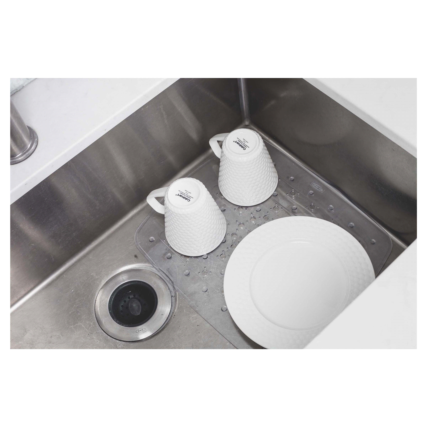 slide 2 of 3, Real Home Innovations Sinkmat small clear, SM