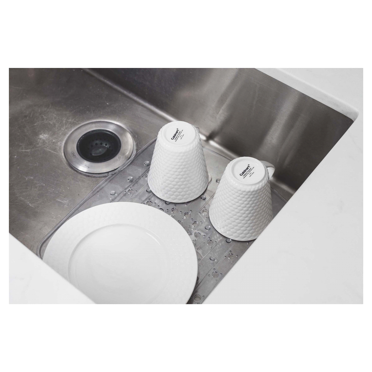 slide 2 of 3, Real Home Innovations Real Home Sinkmat Large Clear, LG