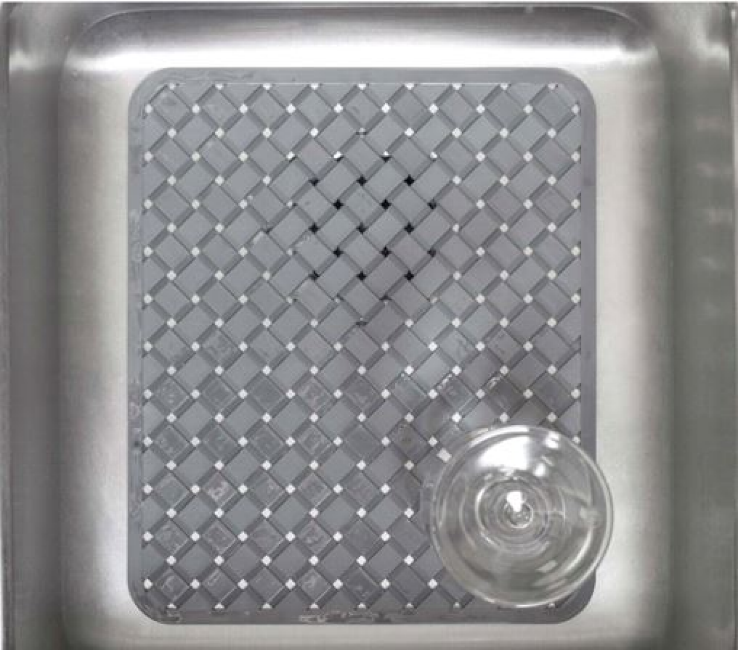 slide 3 of 3, Real Home Innovations Sinkware Grey Deluxe Cushion Sink Mat 1 ea, 1 ct