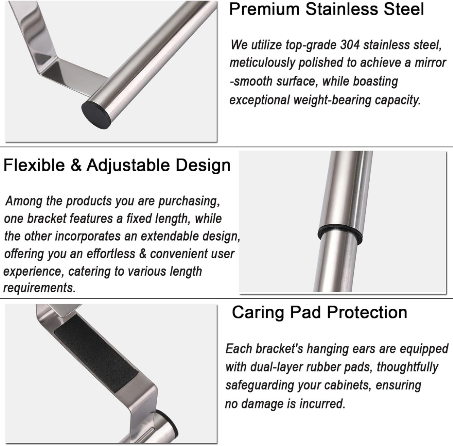 slide 2 of 4, RHI Over the Cabinet towel bar, 1 ct