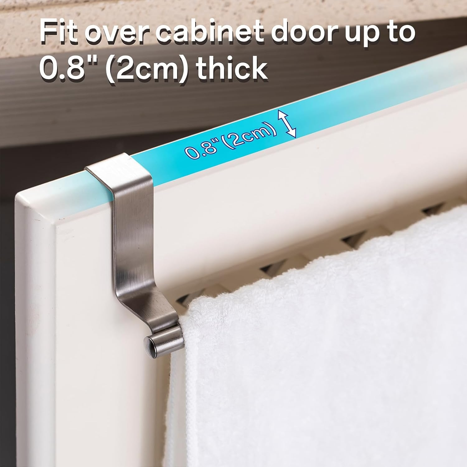 slide 4 of 4, RHI Over the Cabinet towel bar, 1 ct