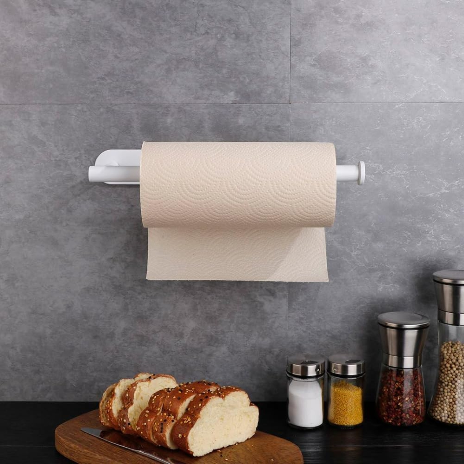 slide 3 of 3, RHI Paper Towel Holder White, 1 ct