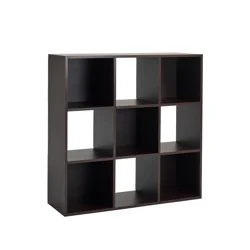REAL HOME Rh 9 Cube Organizer Espresso