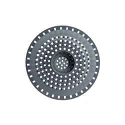 Real Home Shower Drain Protector, Gray