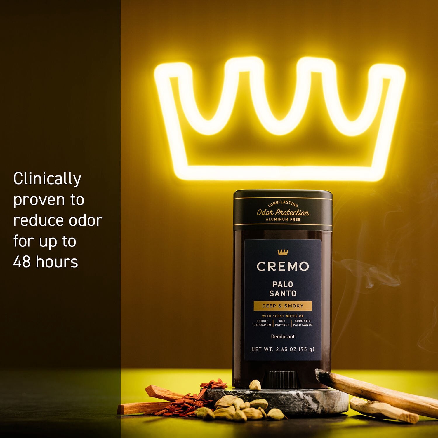 slide 5 of 7, Cremo Palo Santo Deodorant 2.65 oz, 2.65 oz