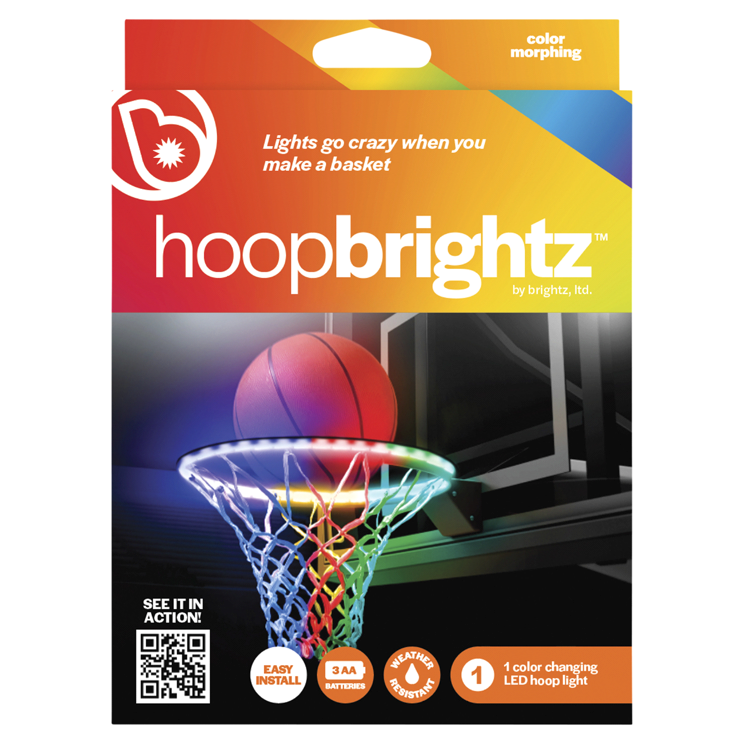 slide 1 of 2, Hoop Brightz Color Morphing LED Hoop Light Kit, 1 ct
