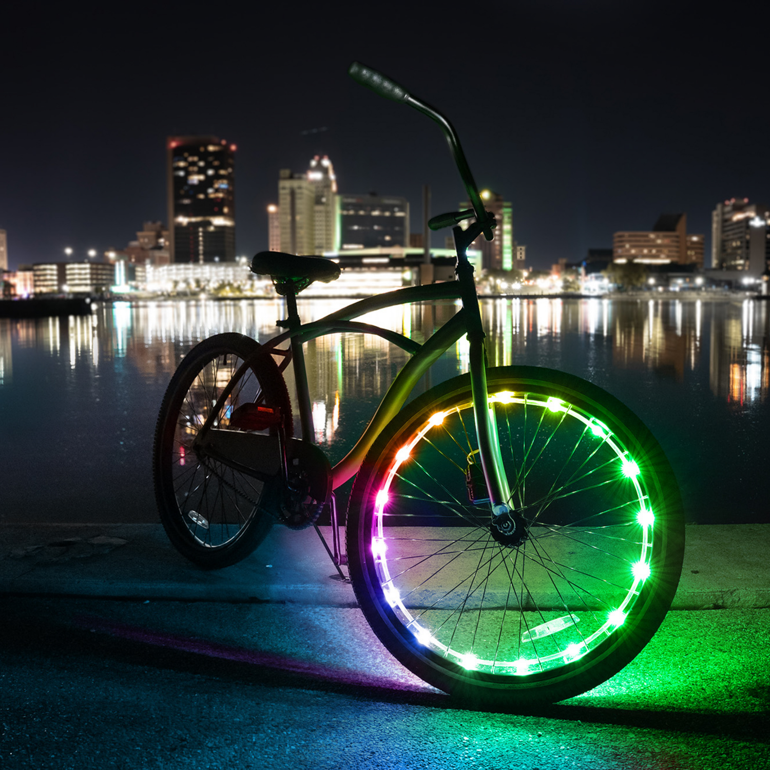 slide 5 of 7, Brightz Color Select Bike Wheel LED Lights, 1 ct