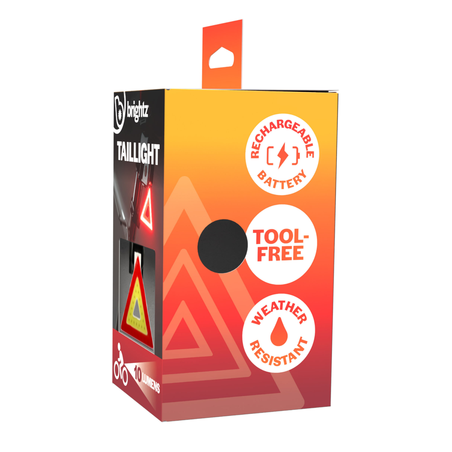 slide 2 of 5, Brightz Triangle LED Tail Light, 1 ct