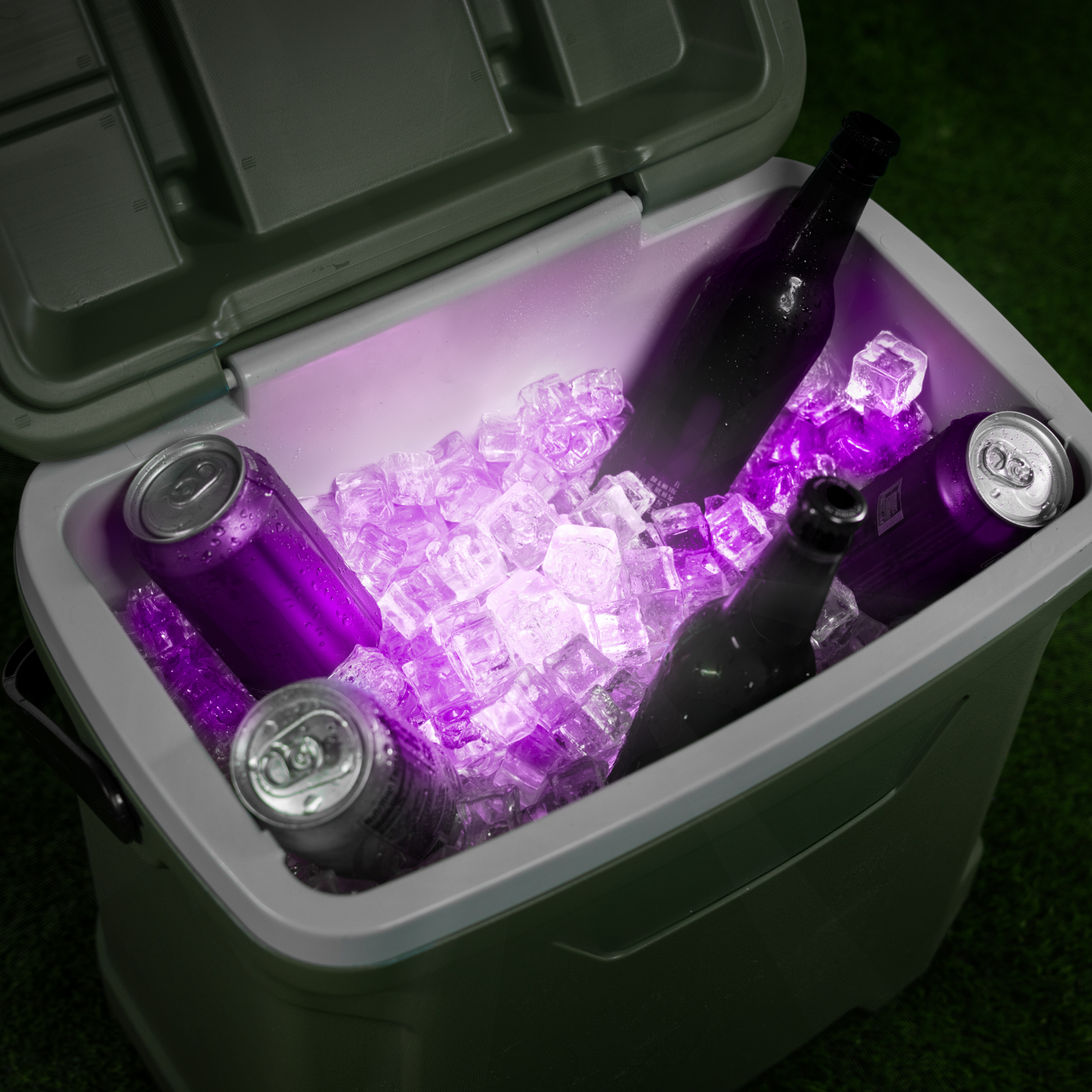 slide 2 of 8, BRIGHTZ LED Cooler Puck Light Accessory with Remote - Color Changing or Solid Color Features - Waterproof - Submerges to Light Up Cooler, 1 ct