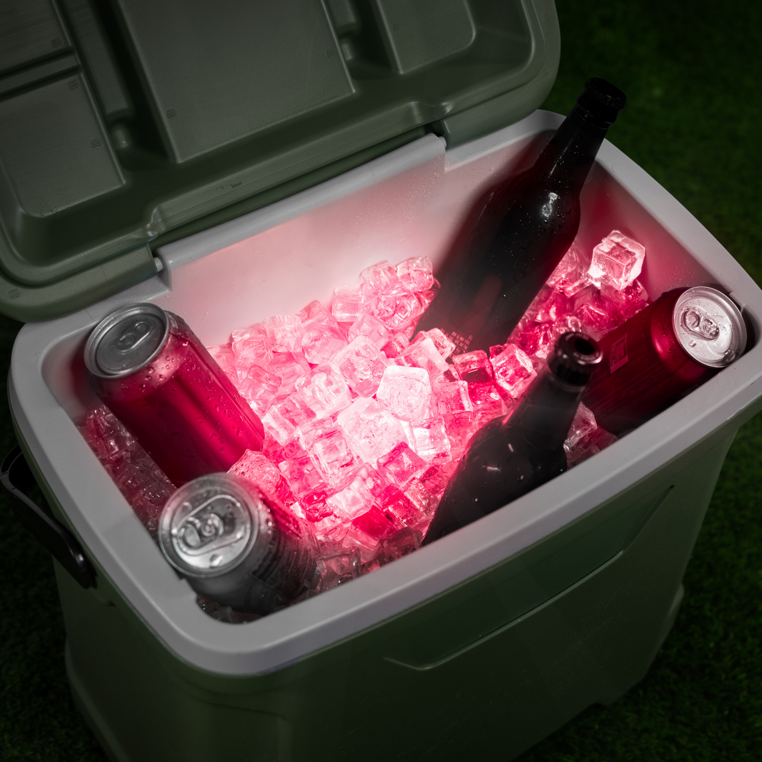 slide 4 of 8, BRIGHTZ LED Cooler Puck Light Accessory with Remote - Color Changing or Solid Color Features - Waterproof - Submerges to Light Up Cooler, 1 ct