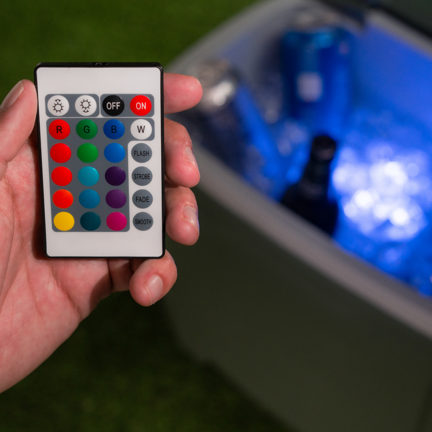 slide 6 of 8, BRIGHTZ LED Cooler Puck Light Accessory with Remote - Color Changing or Solid Color Features - Waterproof - Submerges to Light Up Cooler, 1 ct