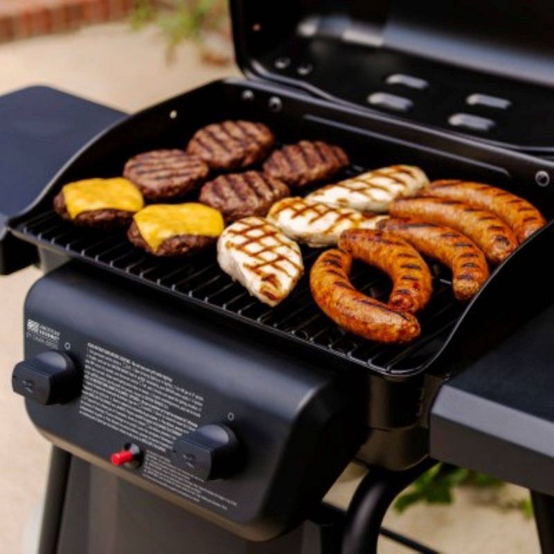 slide 7 of 8, Char-Broil American Gourmet 2-Burner Classic Gas Grill Model # 465636021, 1 ct