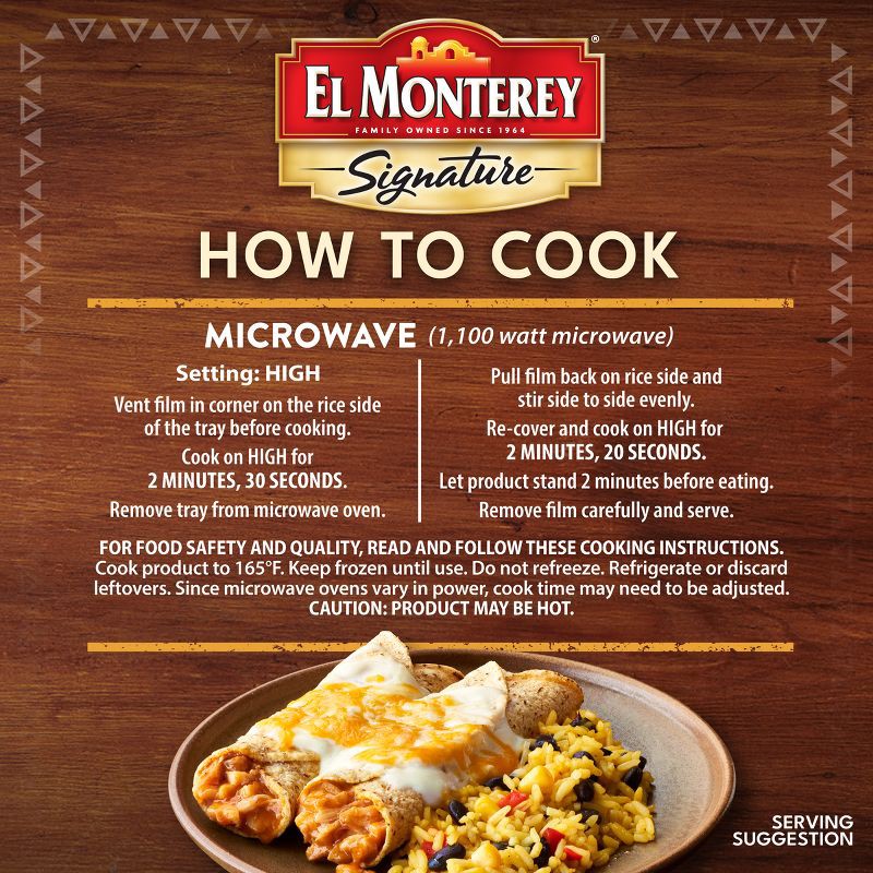 slide 5 of 10, El Monterey Signatures Frozen Chicken Enchiladas - 10.25oz, 10.25 oz